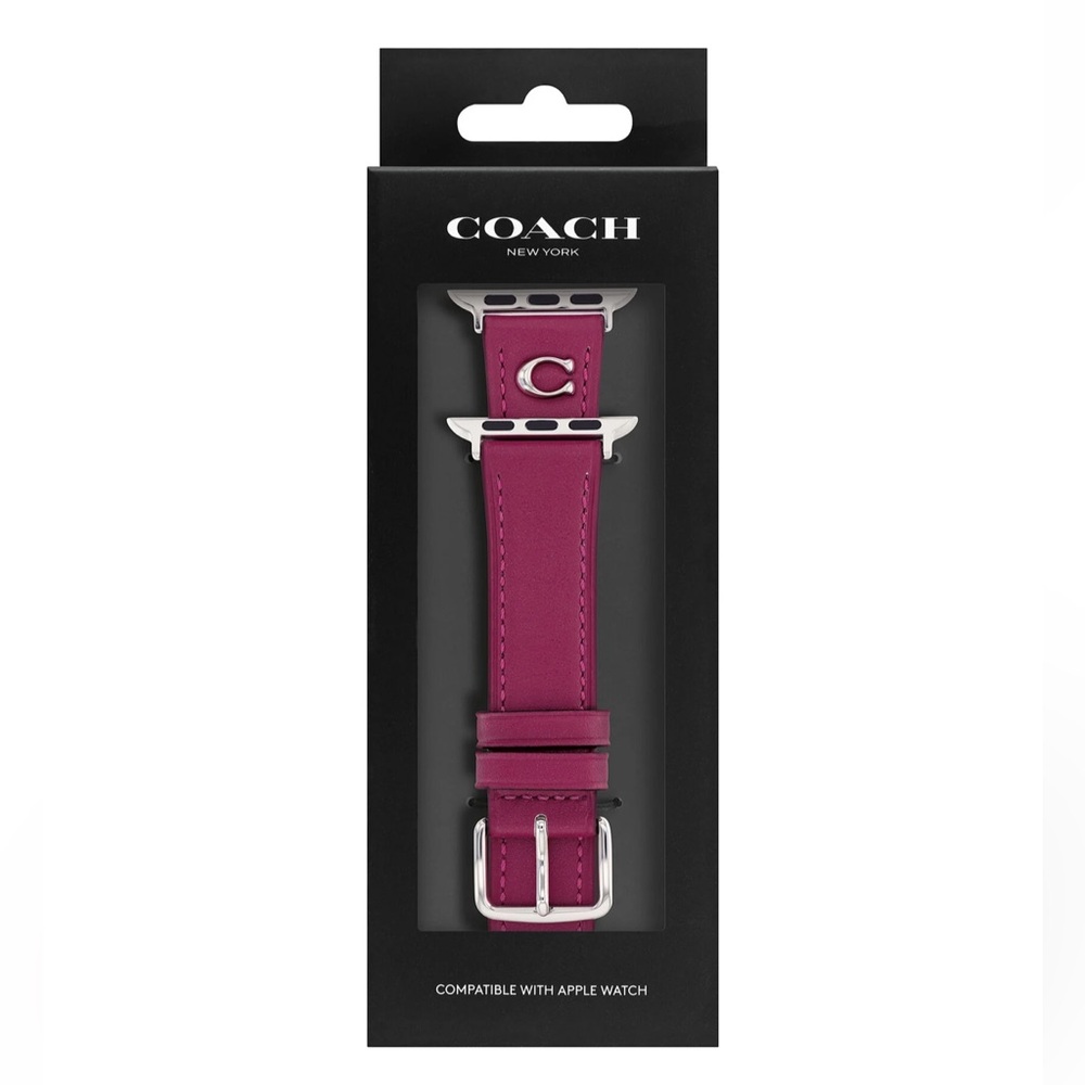 Coach Apple Watch Band in Hyacinth - Picture 4 of 5